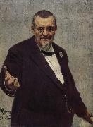 Si Pasuo Weiqi portrait, Ilia Efimovich Repin